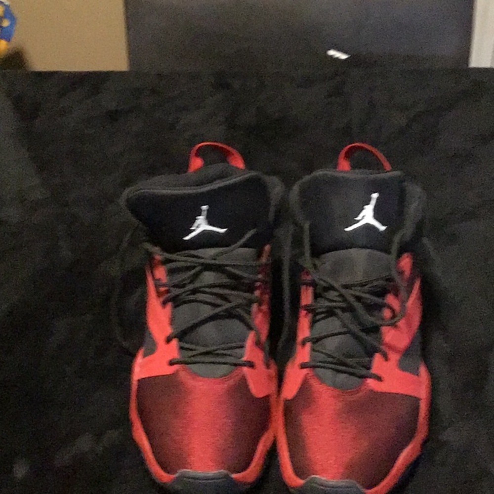 Red and black Jordan like new